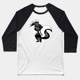 angry skunk cartoon Baseball T-Shirt